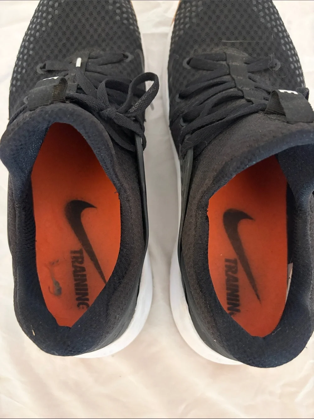 Nike Black and Brown Knit Running Shoes